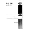PACE MSP995 Manual de Usuario
